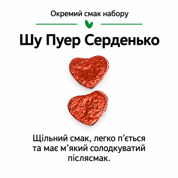 Дегустаційний набір китайського чаю Пуер Super Mix, 20 мініточ, 10 смаків DM-DEG-001 фото