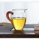 Скляний чахай &laquo;Amber&raquo; з ручкою бурштинового кольору, 300 мл DM-CHAI-001 фото 3